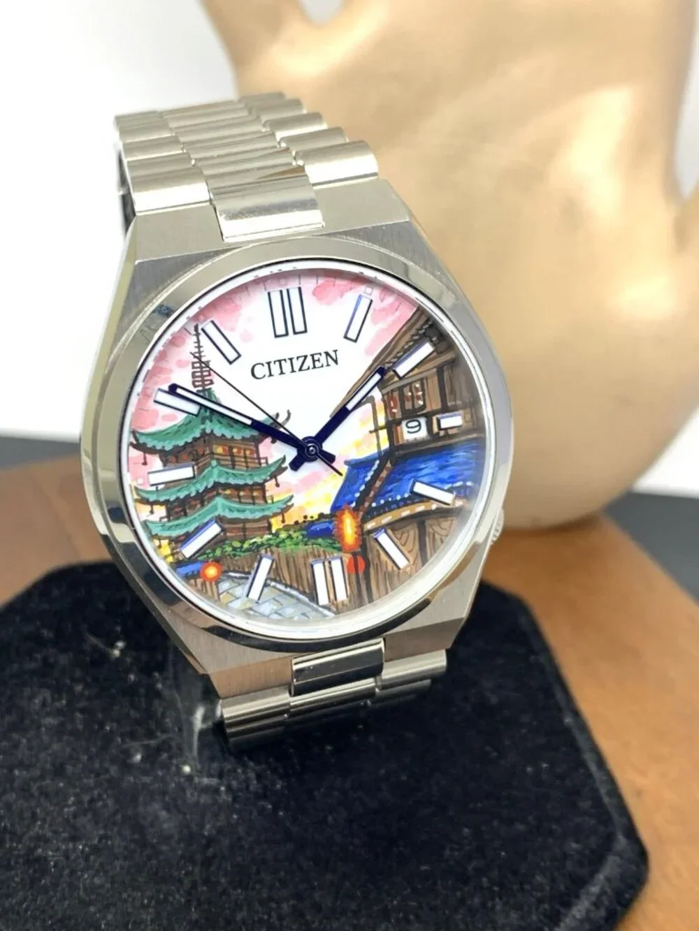 Citizen IFL Watch NJ0159-86A Tsuyosa Automatic Tokyo Concept Hand Painted Dial